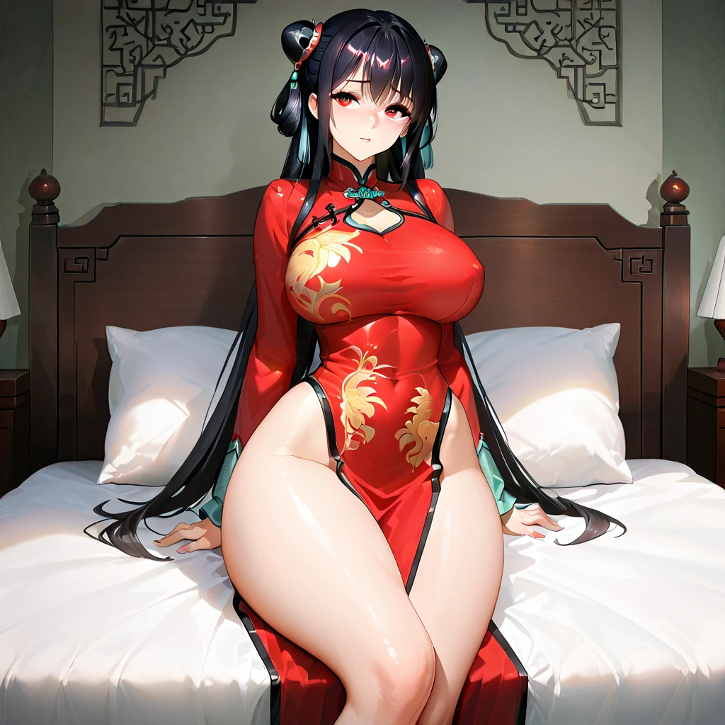 araffe asian woman in a red dress posing for a picture, a portrait by Niko Henrichon, reddit, tachisme, angelawhite, 2 , 21 years old, 18 years old, sexy girl, 2 7 years old3 years old, 2 8 yearsears old