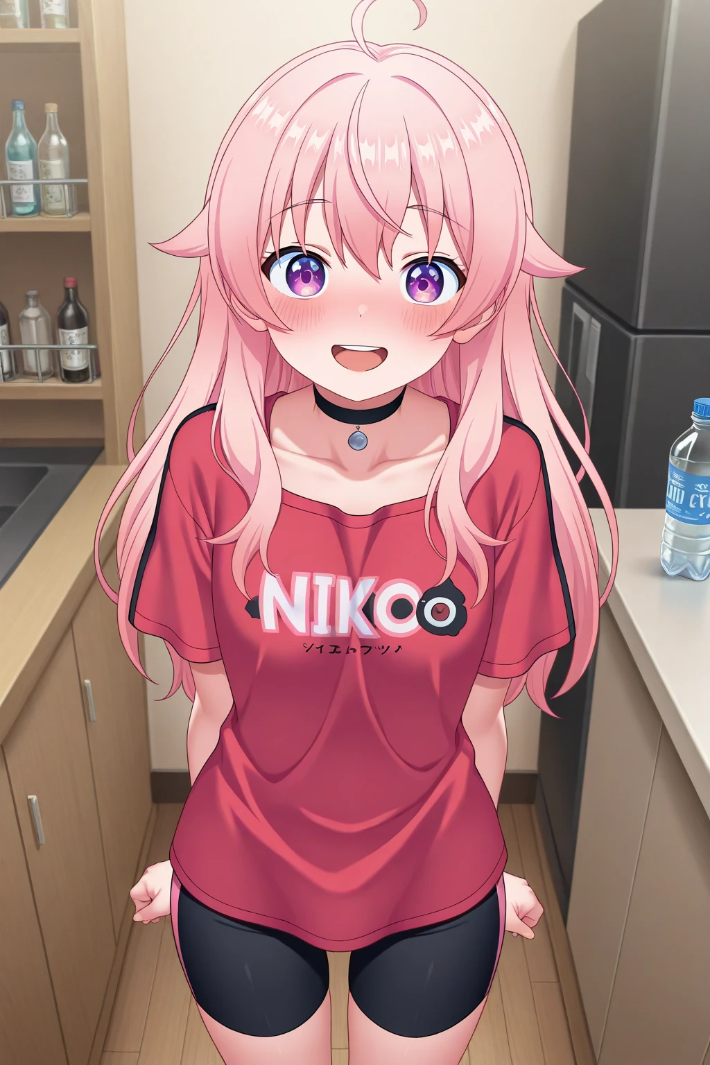 nejikawaraimu
pink hair, short twintails, hair bobbles, star hair ornament, asymmetrical bangs, short hair, purple eyes, nsfw, nude, naked, 1girl, large breasts, nipple. empty eyes, crying 、whole body, amusement park、 Peeing, lactation, projectile lactation (Sweating profusely, Love juice, Wet Woman, female ejaculation)