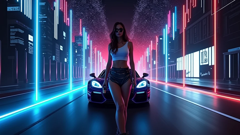 She moving to the beat of tuts tuts inside the Hilux