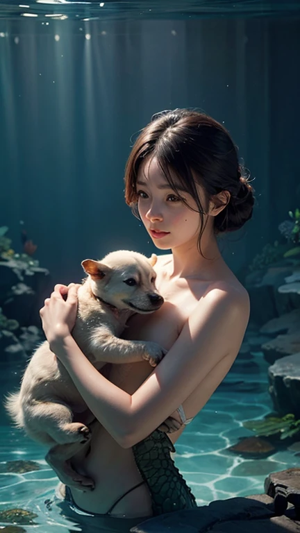 AIBeauty、Show off your whole body、Prompto hugs a dog、リアルBeauty、Starry sky beach、Multiple Girls、starry sky zoo