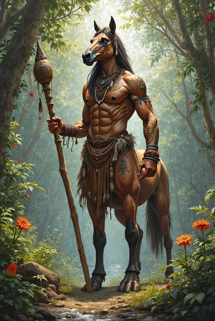 close-up, day, tribal horse, golden bracelet, black nails, markings, crouching, looking at another, outside, by null-ghost, by bbc-chan, by tojo the thief
BREAK
(detailed background),ultra detailed, photography masterpiece, film photography, RAW candid cinema, realistic, ultra realistic, 8k