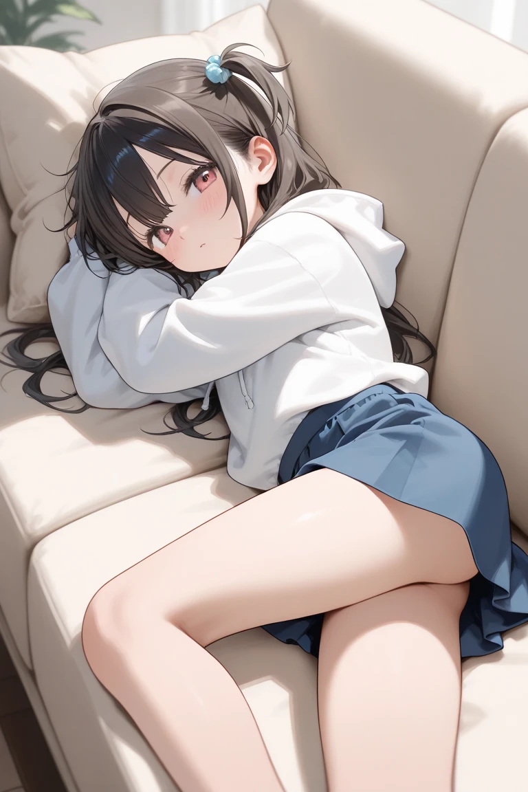 (1 person、alone), Beautiful woman, (Anatomically perfect body, thin、(Pretty Girl JC、Sailor suit:1.2)、 (Baby Face:1.2)、、(Highest quality)、Black Hair, (Half Up:1.2), classroom、(8k, High resolution)、(shy:1.4)、Small breasts, (thin脚、Small Ass)、(vapor:1.1), (Embarrassing:1.3), Black socks、Brown Loafers、High resolutionの顔、Wide Shot、(Pussy juice on panties:1.2), (Extremely detailed white panty), (Cameltoe in panties:1.4), (Lying on the floor:1.3)、(Holding my knees、Put your knees on your chest:1.1), Open your legs, Watery eye