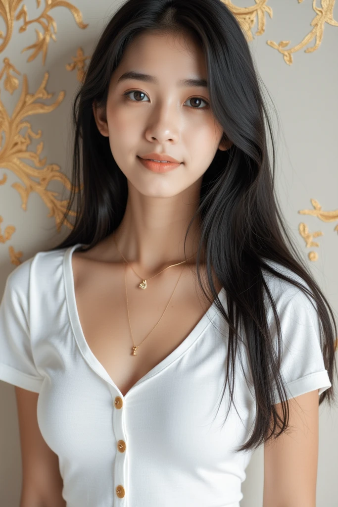 One person、Brazilian girl、Cute Brazilian Girl、One person, solo, Face forward、One person,