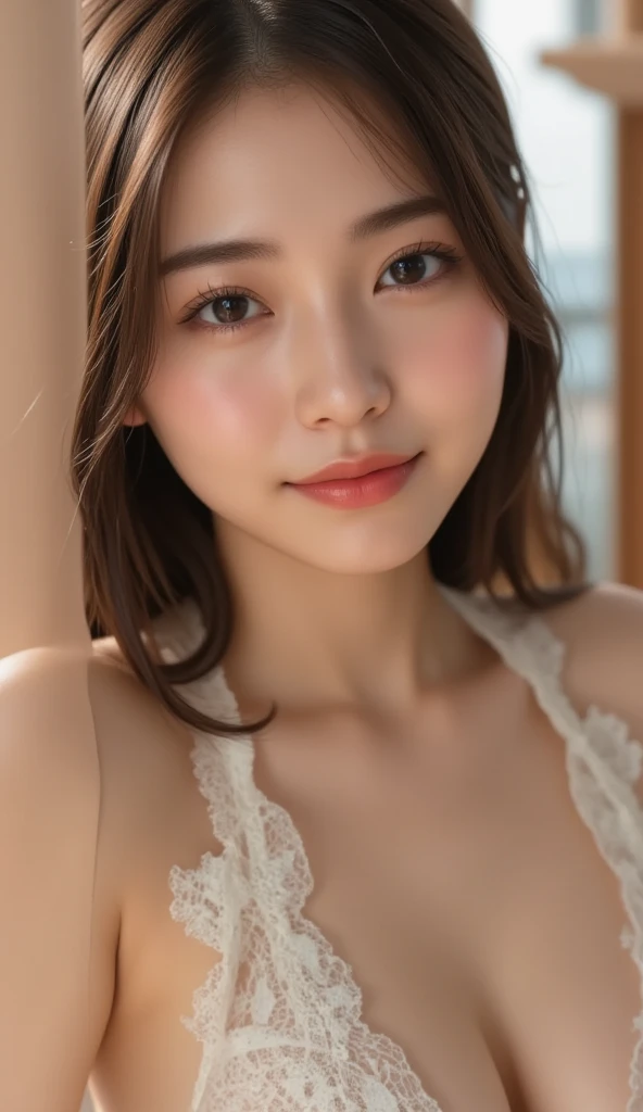 Best quality,symetry,Realistic,Real life,Photography,Masterpiece,Best quality,8K,hdr,(absurderes:1.2),Night,Kodak Portra 400,filmgrain,(Bokeh:1.2),Lens flare,(1girll:1.5),(view the viewer ),Large breasts,(zettai ryouiki:1.2),(full bodyesbian:1.3),(white dresses:1.3),Silk stockings,Tall stockings,Cheongsam,