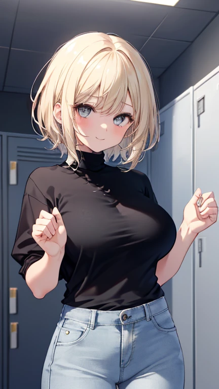 (throw_hand, pink vibrator remote switch in throw_hand, throw:1.2), highest quality, Super detailed, masterpiece, Ultra-high resolution, 8k, Ridiculous, Cowboy Shooting, Blurred,
One girl, Focus on the girl, Embarrassing, blush, Lovely, close your eyes, With tears in her eyes and her mouth open, What saliva leaves behind, Wet skirt hem, Sticky panties, Bulging of the vibrator cord, Vibrator with Garters,
Android 18 from Dragon Ball, short hair, blue eyes, Blonde Hair, Blue jacket subway car background, In a crowded crowd,