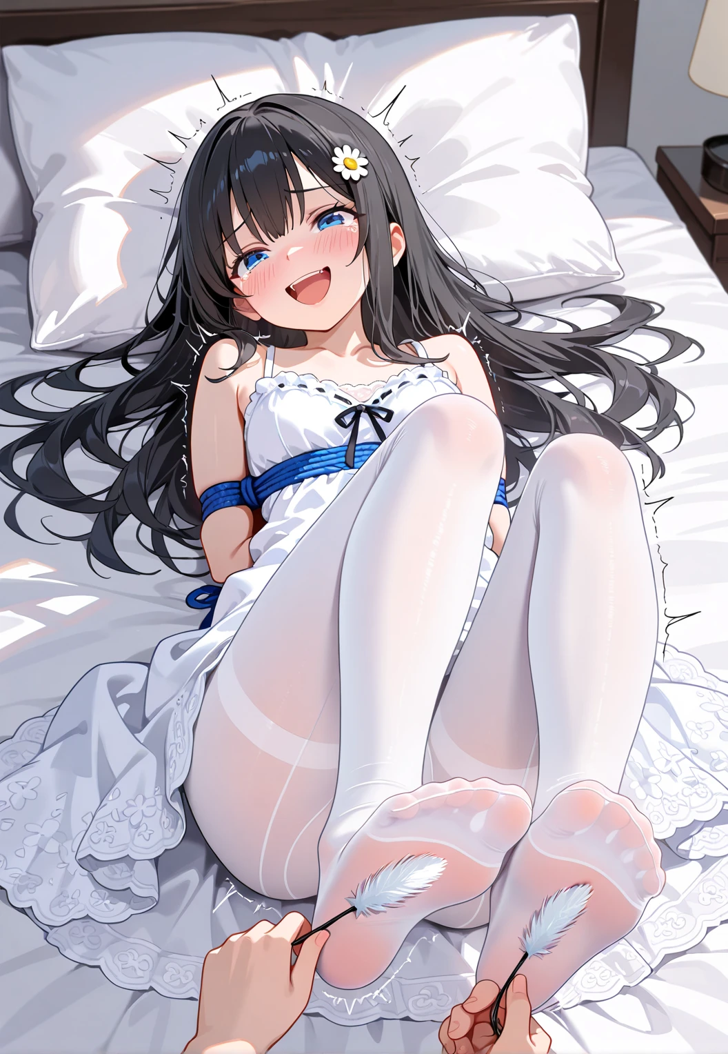 Hestia Masturbating On Bed
