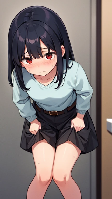(8K、masterpiece、Highest quality、Super detailed、Professional Lighting、Beautiful Face)、 Black gal(Dark Skin:1.2)、(Oily skin、Glowing Skin、Glowing Skin、Sweat:1.2)、、(correction:1.1)、Nipples(short、small、small:1.2)nsfw、Two beautiful 18 year old girls、(Group shot:1.2)、(sweater:1.2)、(Tiered flare skirt)、(Gorgeous detailed embroidered panties)、(Skirt Lift:1.5)、Put your hand on your skirt、(Panty shot)、Panty Focus、plump、pubic hair、smile、Black Short Hair、Pee、Voluminous straight hair、Parted bangs、Lip gloss、Pale skin、Glowing Skin、