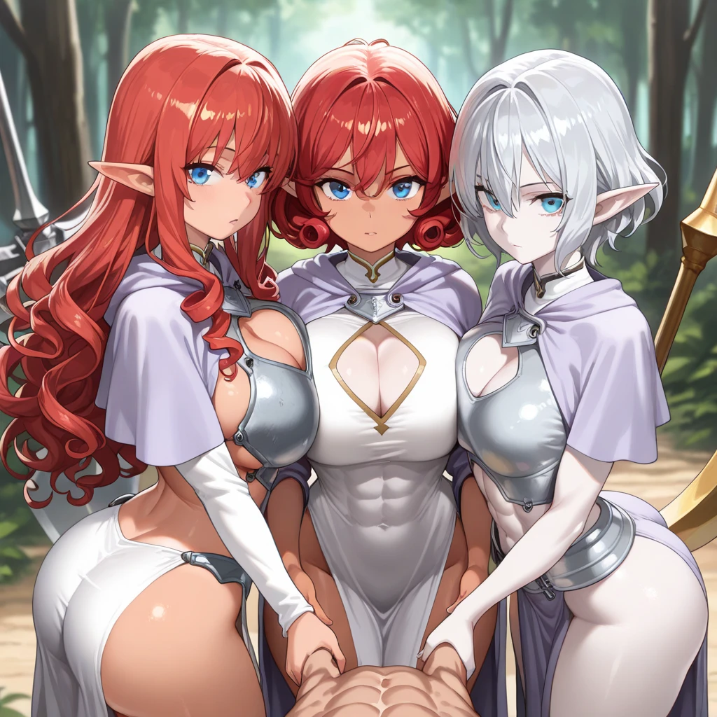 Create anime art of the character Rosaria from Genshin Impact in hentai ,naked,with big breasts,new, completamente naked ,enjoying pleasure, pleasurable, monhada,being fucked by a penis , penis penetrating, cumming inside, a lot of fun , being fucked by kaeya, kaeya fucking rosaria, cum everywhere 