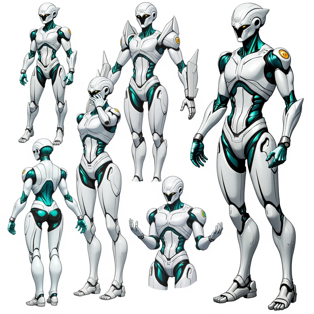 3D Rendering、Toy、Nudibranch、translucent、wack、Powered Suit、Bad guy cyborg、invader、Toxic Chemicals、Full body image、Digital Image。