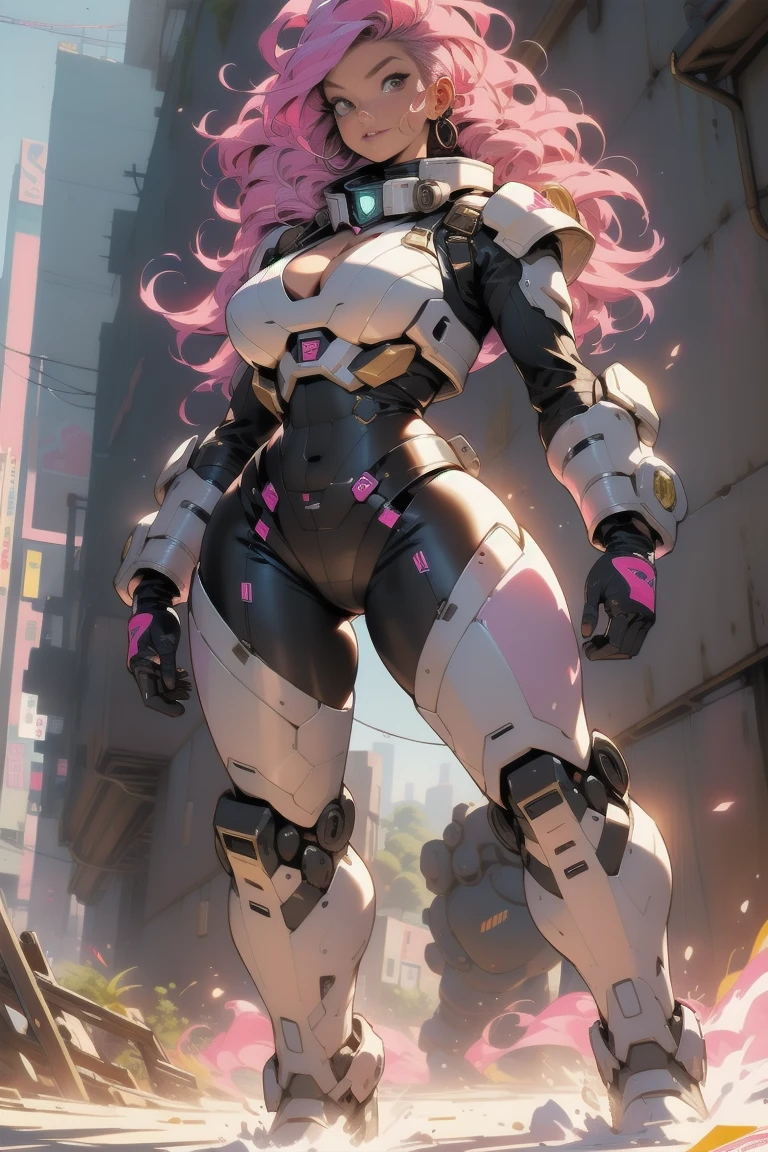 Perfect masterpiece, UHD QUALITY RESOLUTION WALLPAPER 8k extremely detailed CG unit, photorrealistic, offcial art, award-winning portrait, DYNAMIC PROFESSIONAL CINEMATIC LIGHTING, CRU photo, octane rendering, The most beautiful and sexy steampunk girl, very long and beautiful pink hair, bangs straight, vibrant moonlight eyes, Long, detailed lashes, blushful, pink lips pouting, shiny realistic skin, Super huge enormously gigantic boobs, cleavage showing, gigantic explosion of your clothes, curvy body type, full hips, wearing highly detailed and sexy post-apocalyptic steampunk tactical gear and goggles, tons of tattoos and piercings, opening the legs, arching your back in a sexy pose, dynamic and seductive slutty, gazing at viewer, close up pov camera view from below, sexy facial expression, seductive and slutty, Metal fragments and debris blowing in the wind, Post-apocalyptic wasteland background