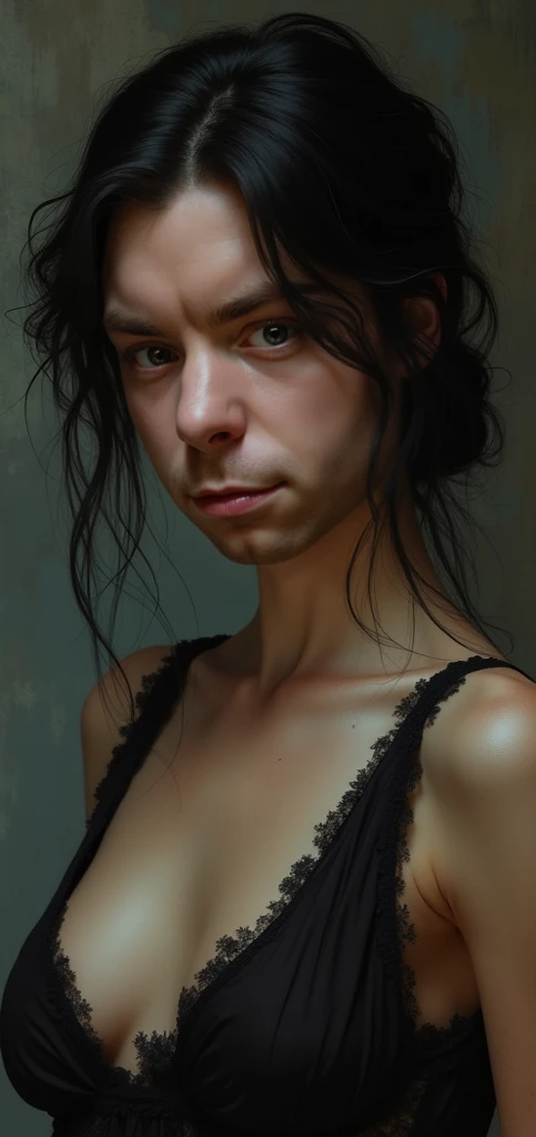 (((ultra realistic))), ((visible vagina)), the vagina is the focus of the image, standing, Photo from below, (view from below, masterpiece, top quality, (pale skin), (Ultra detailed face and eyes:1.3), 1 girl, Adult, nude, (Eye makeup, mascara) , ((large detailed lips)), ((dark wavy hair)), ((Chyolka)) , ((Natural breasts)). ((Posing)), photoshoot, studio (soft lighting), glamour makeup, smoky eye shadow, (The play of light and shadows), depth of field, bokeh, (special attention to skin detail: 1.2), (Dark atmosphere of the frame, Dark color scheme), ((mid shot)) , ultra detailed, visible nipples, (((mid shot))). Visible nipples, athletic body, thigh gap, athletic body, minimal body fat, narrow waist, wide hips, she is smiling, topless, bottomless:1.5, nude, ((no panties))