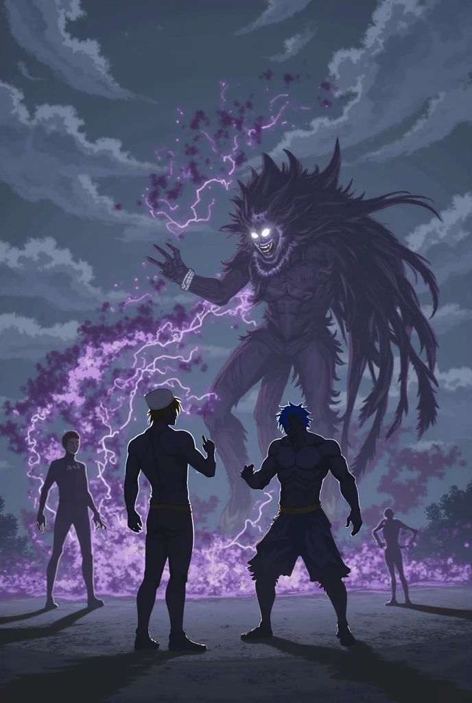 Sasuke and Sukuna in the anime Jujutsu Kaisen Juntos
