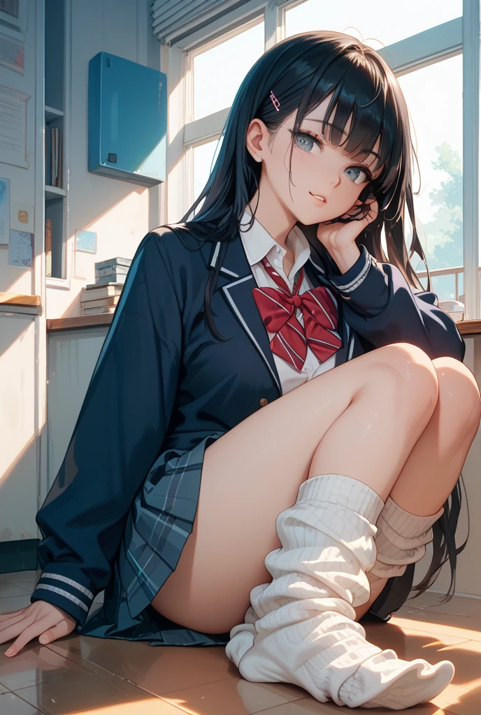 High school girl masturbates alone