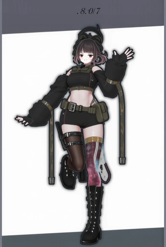 anime girl with a gun in her hand and a cat in her lap, female protagonist 👀 :8, anime full body illustration, full body illustration, full body concept, makoto shinkai ( apex legends ), female protagonist, makoto, ( ( character concept art ) ), yayoi kasuma, chiho aoshima color scheme, official art