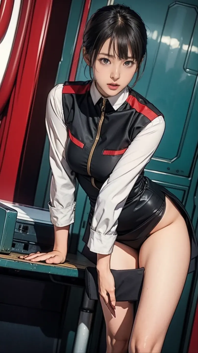 sexy nurse takes her panties off