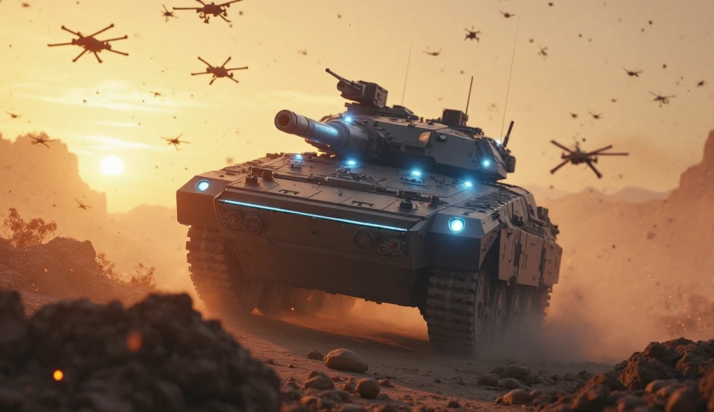 Volcano World, tank, sci-fi, Star Wars Style