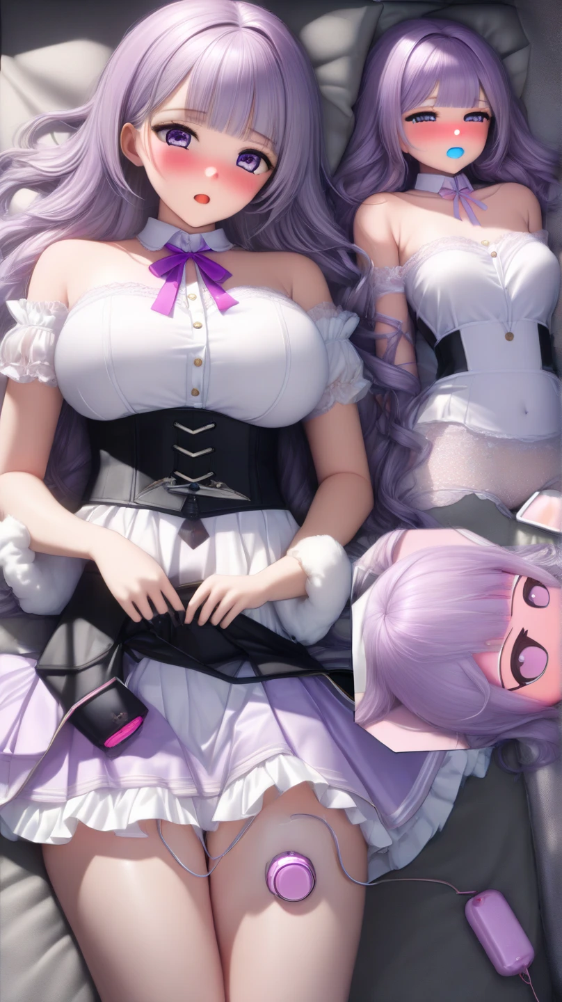 Accurate results Clear, realistic,realism Attractive dressing Beautiful colorful hairs,perfect facial features of well dressed two Women's, mother and wife lips kissing eachother lovely kiss mouth kiss lips to lips lips on bed, hand's on shoulder,looks like gorgeous wife giving a eligent pose wearing princess wedding gown dress, added anime stockings ((with big body curves, attractive queen diamond crown full dressed white and pink clothing,bouncy breasts:2.4,pink Breast nipples, thin waist,big wide hips , but gigantic thighs)) wearing necklaces with princess sexy attractive long frock clothes full body clothing wedding white and pink bride clothes added stockings flowen net design frock