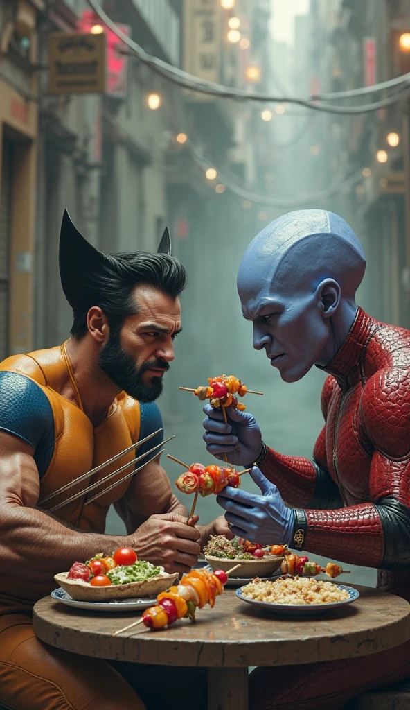 Tom Holland, wearing only a blue speedo, green latex gloves on his hands, black horns and white devil tail, NSFW