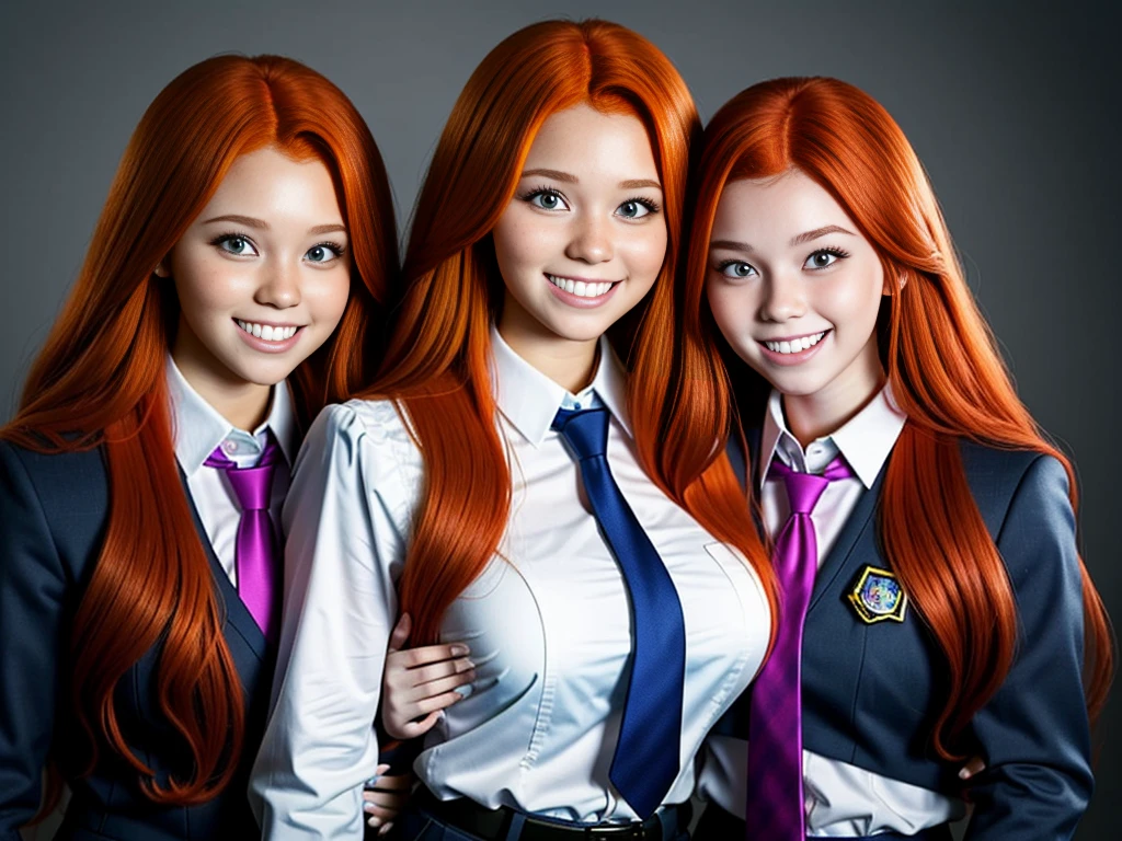 My hero academy , Female gender , red hair , red eyes , long hair and its background the classroom of the U.A