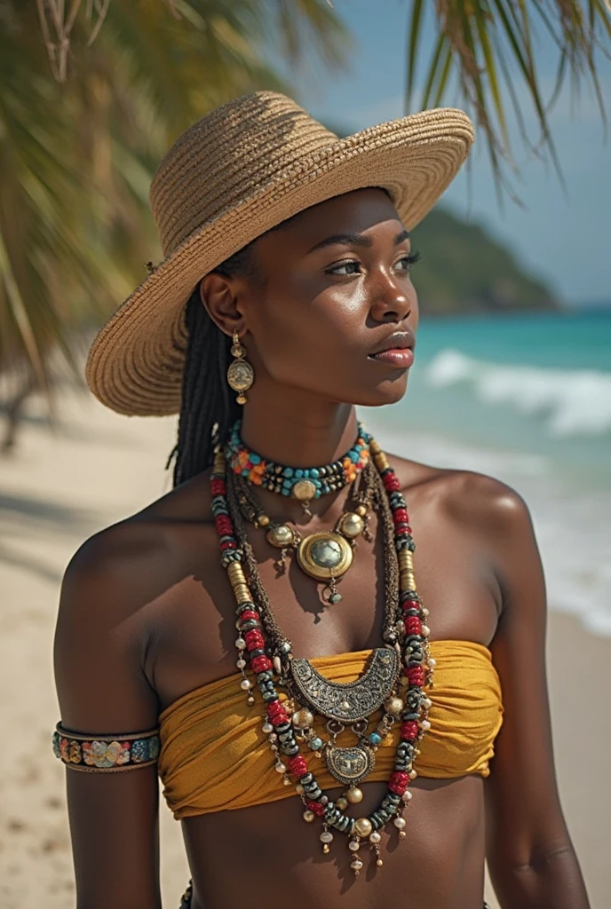 A women somali beach