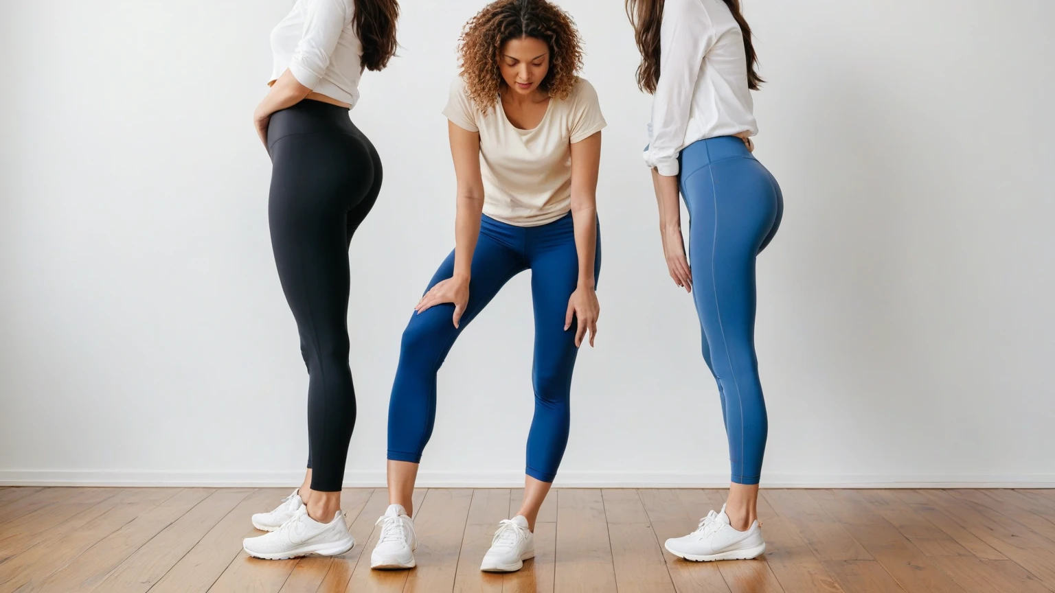 Mature in leggings