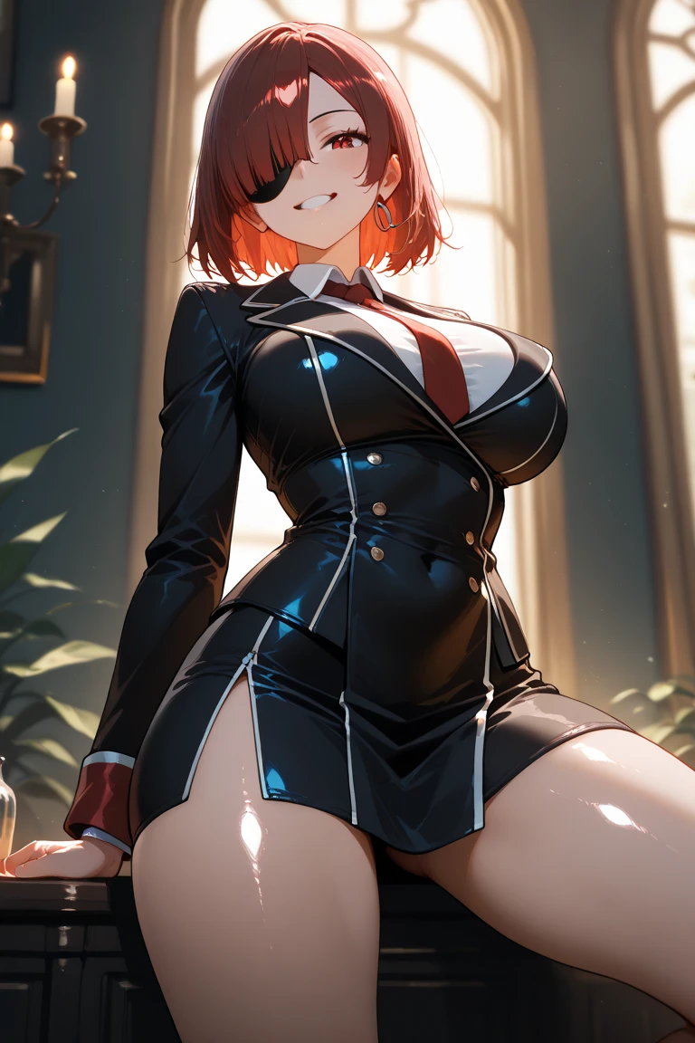 (masterpiece), best quality, best quality, Detailed and complex, The original,high resolution,
(16 years old),Very detailed_Eye, Sexy,Chest,
(Eyeliner:0.5),(blush:0.5), Red hair,Simple Diamond Earrings,delicate skin, Ponytail,
Show Viewer, A faint smile, nail,
((Stewardess black)), (Black pantyhose:1.1), Black high heels, Black skirt , Bring suitcases, At the airport
(Written border depth:1.1),:0.1,Practical:1.3,
(Ambient Light:1),(Film composition:1.3), (best quality, high resolution, Practical, The original, 8k,masterpiece, ),best quality, masterpiece8k.HDR. High Rib:1.2, Film Grain, blurry bokeh:1.2, lens flare, (Vibrant colors:1.2), (Beautifully),((Huge breasts)),凹槽显露出The original皮肤