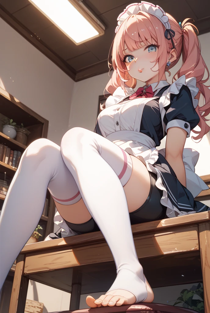 Wearing a white shirt smil invite kneeking Longhaire pink there piercings Alone a park Gesture to unfasten the garter belt seduces gyuru piercings Tying up hair shoulder straps Soio While sucking scrunchies in the mouth Cute underwear High school students a miniskirt Panchira
