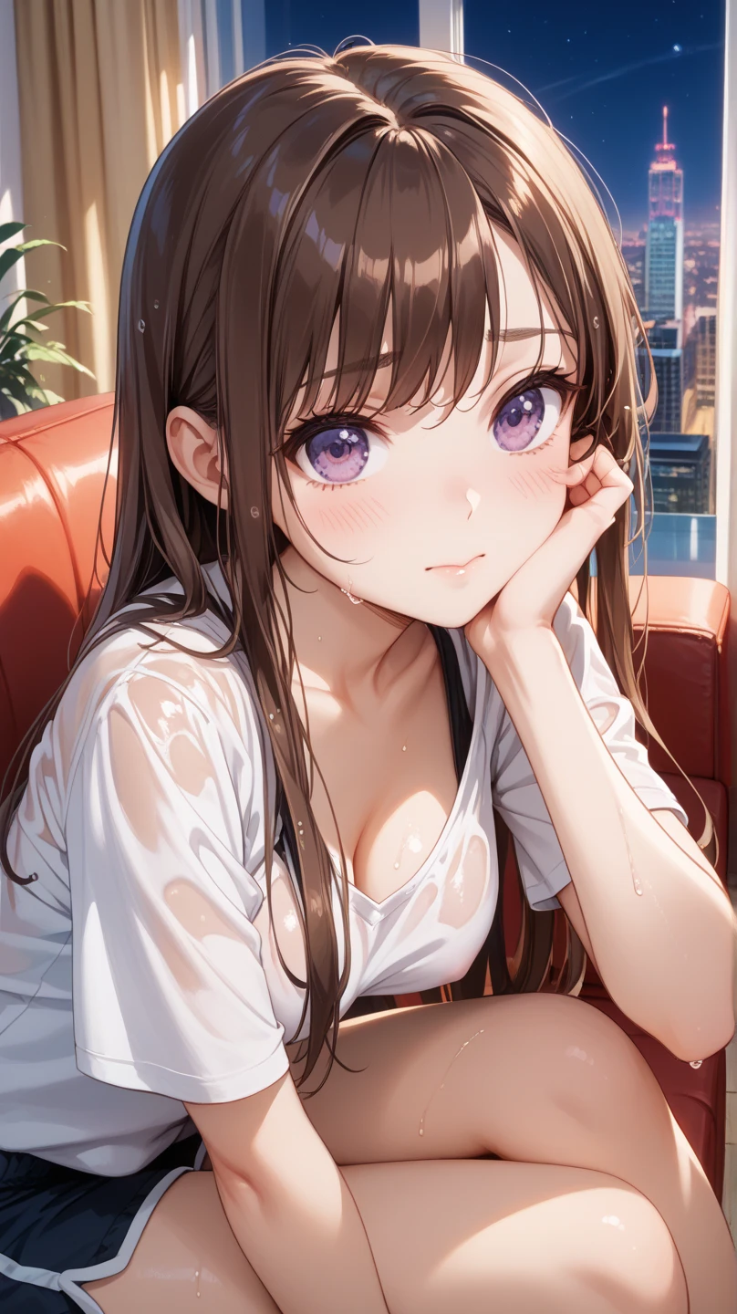 masterpiece,16k,8k,Delicate expression,highest quality,high resolution,High resolution,vapor,View your viewers,Looking up,classroom,evening