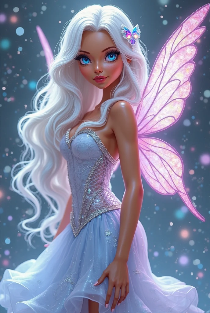 Princess girl with wing, Blue, Pastel, glitter, dramatic, dreamy, pastel, Watercolor, Whimsical, Delicate, seashell crown, Trending on Artstation, Highly detailed, Intricate, Portrait, digital painting, Fantasy theme, Fantasy robes, Fantasy concept art, Fantasy character art, Smug, Teenage girl, perfect body, full body, dreamy, pastel, Watercolor, Whimsical, Delicate, seashell crown, art by loish and lois van baarle, Trending on Artstation, Highly detailed, Intricate, Portrait, digital painting