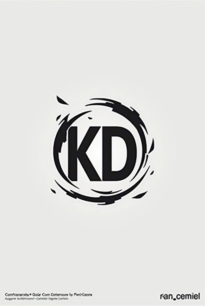 A “KDK” graffiti where marijuana grows around the bus letters Ultra realistic on a wall