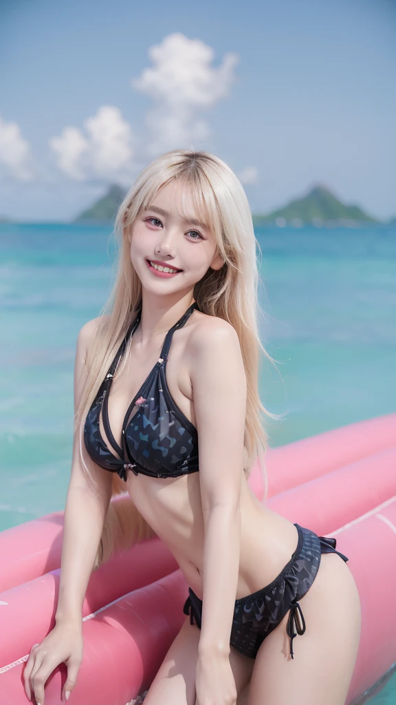 (((high quality:1.2))), (8k), extremely detailed, ((High detail:1.2)) ((best resolution)), (HotLexi woman), Solo, (Elsa Jean), ((24 years old Korean Ulzzang female)), (bikini),