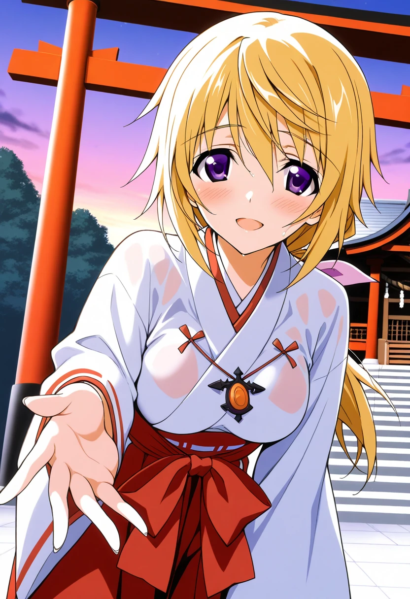 (ultra highdetail, 8k quality, best quality, extremely detailed illustration:1.4, anime coloring), (fate testarossa:1.4, short stature:1.6, small breast, red eyes), (kimono:1.4, japanese clothes:1.4), black clothes, no bra, show off nipple, (breast open clothes:1.4), bottomless, show off pussy, spread arms, embarrassed, Surprised face, moist skin, Japanese-style room, looking at viewer,