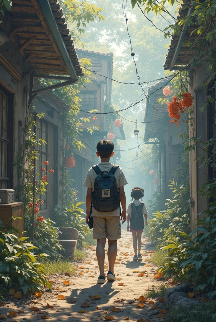  SMALL WORLD, little people々Small Town with No, real,  Microworld ,Cyberpunk, 1 girl, Hatsune Miku, Machine, Electric shock station, electrician, helmet, electrical appliances, high voltage wires, Circuit breaker, electrical pressure measurement, inspection, green work clothes , switchboard, Ladder, guide board, insulation measurement, spark,