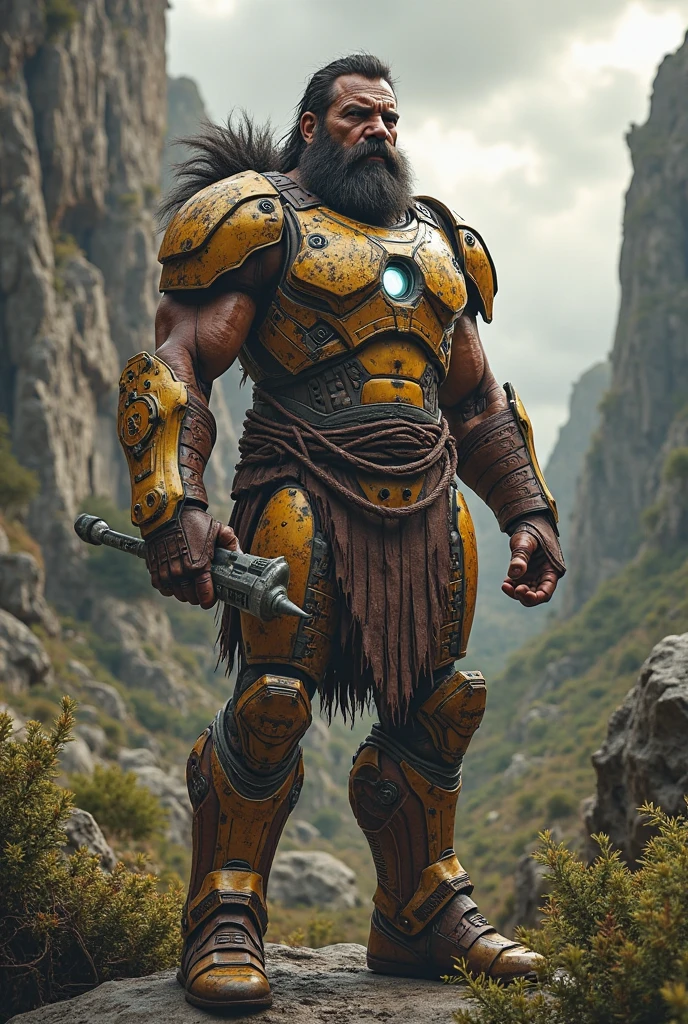 photorealistic portrait of Dressed animals - a ((fat)) camel warrior,(brave pose), high quality,(lovely) ,intricate detailed giant mechanical arms, highly detailed ((mechanical armor) ,,highly detailed decorations, , (brave), studio lighting,(full body image from head to toe:1.5)