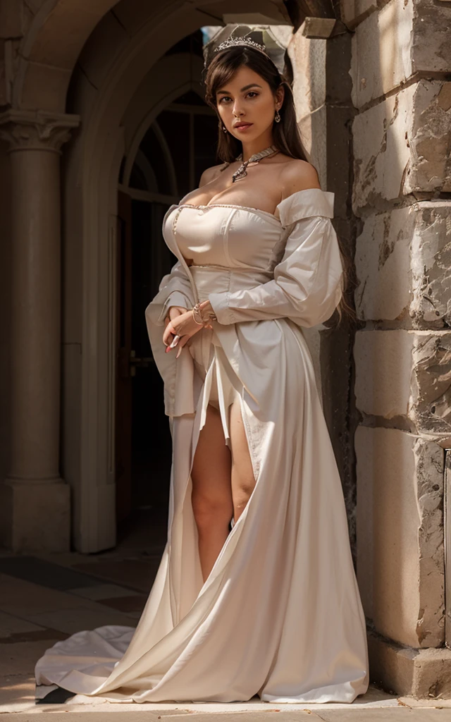 Full body photo of a mature woman of Royal Sister、Cleavage Emphasis