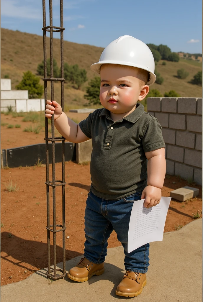 Boy ringing bell