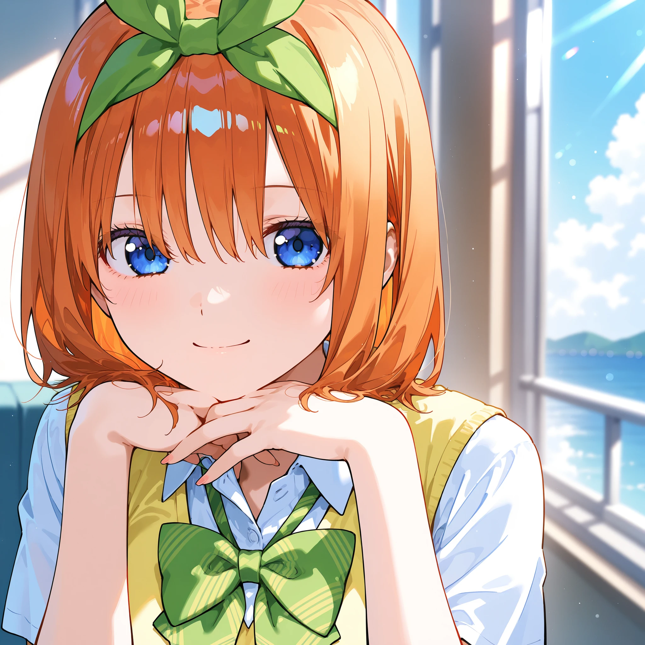 Yotsuba Nakano, Anime,high quality, cute, smile