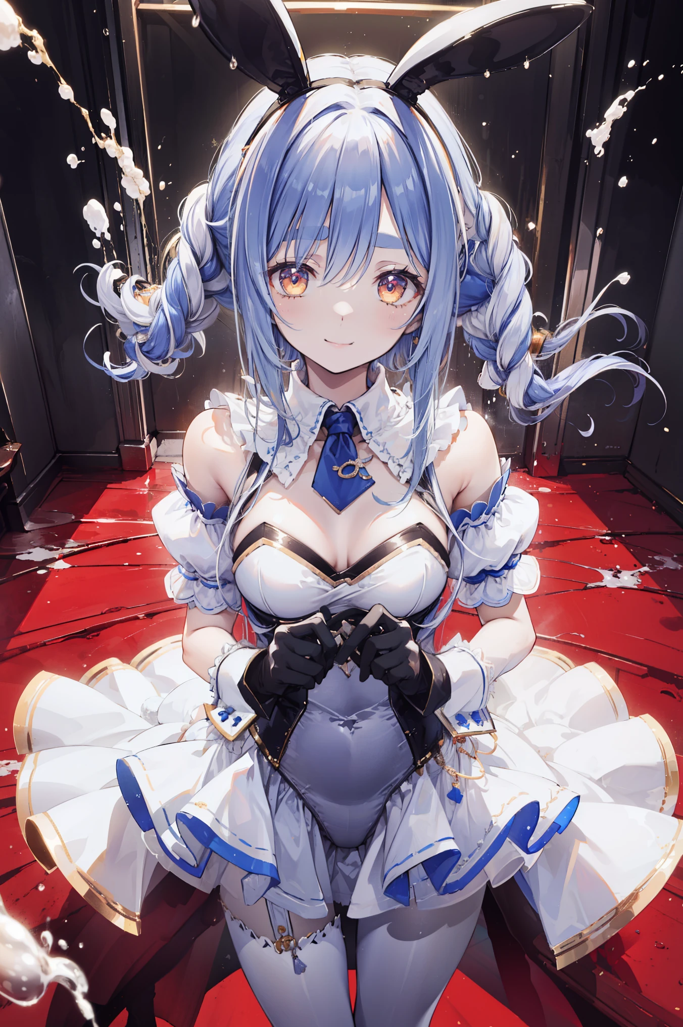 Female anime style Dorbach ,Cyber Mecha Maid 2D, ((Pilot)((Highest quality)), ((masterpiece)), (detailed) ((Centered Images)) smile