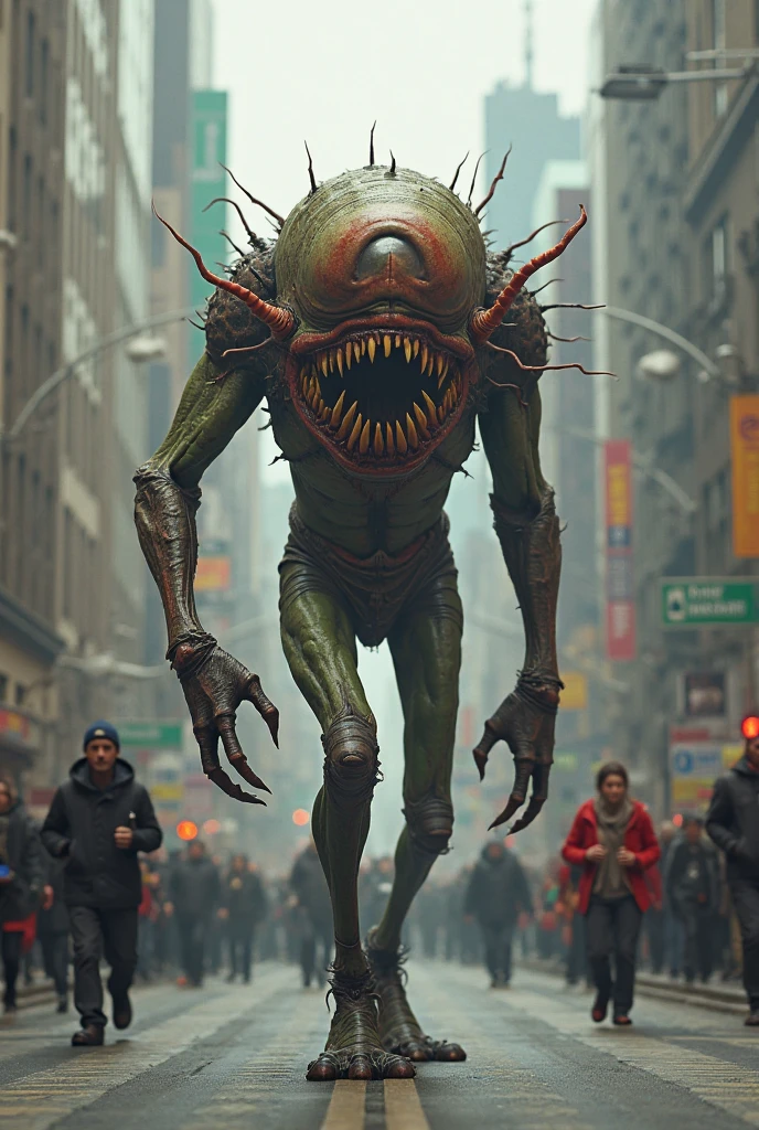 Humangasaur and big bug fusion 