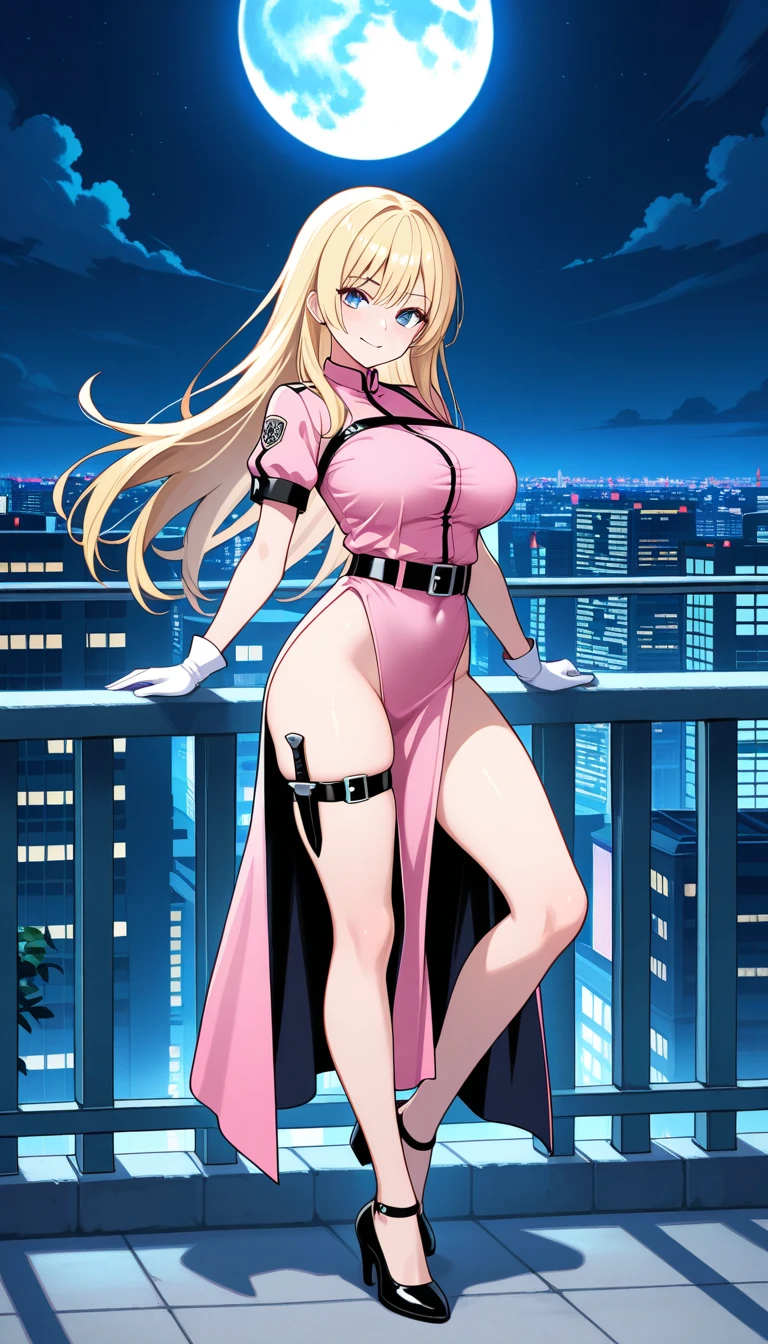 Perfect background, beach, person, (correct anatomy) ((high resolution)), (high resolution, ultra_detailed, 4K, UHD), (masterpiece: 1.2), (best quality: 1.2), perfect eyes, perfect face, ((1 girl)), pink clothes, pink skirt, (wide hips: 1.4), thick thighs, cute sexy ass style, Miu Iruma / (projectile theory break/), right hand, five fingers, beautiful hand, Correct body proportions, (two legs), two hands, correct body proportions, beautiful body curves, blonde hair, goggles, aqua eyes, longeyelashes, surrealism, ray tracing, cinematic lighting, anime style, 8k, super detail, 16k, award winning, best quality, high quality, high details, super detail, textured skin, anatomically correct, ccurate, retina, UHD, masterpiece