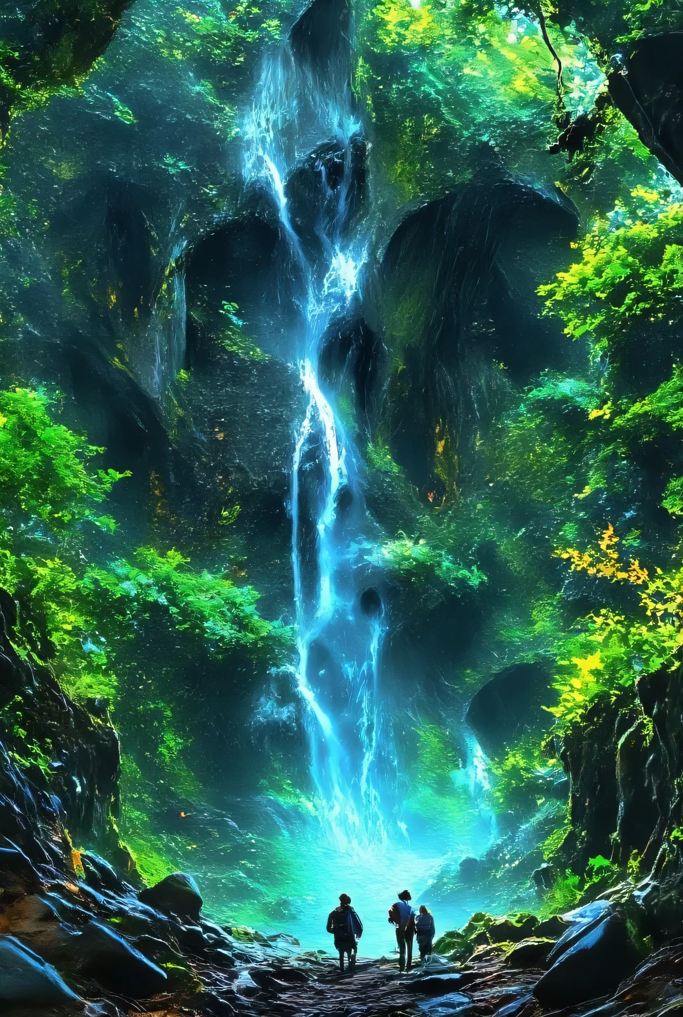 giant water park、Water Sliders、ruins、no one、Ultra HD、4K