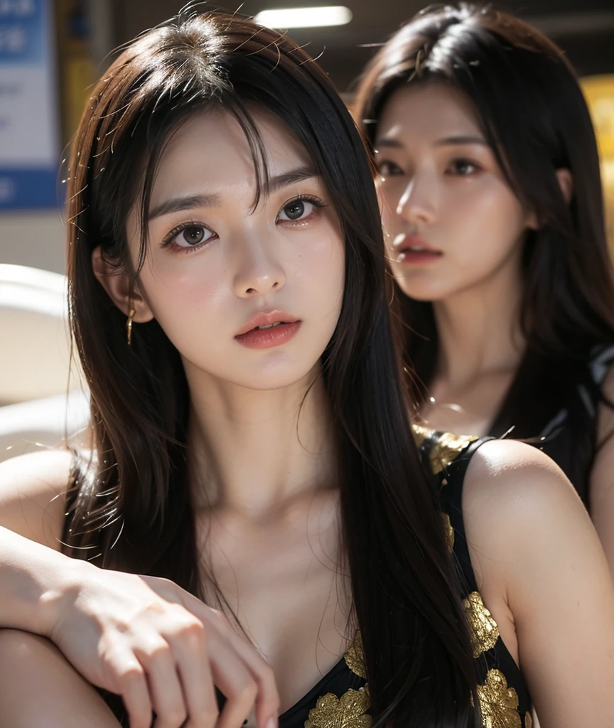 Masterpiece, Best quality, Night, full moon, 1 girl, Mature woman, Chinese style, Ancient China, sister, Royal Sister, Cold expression, Expressionless face, Silver white long haired woman, Light pink lips, calm, Intellectual, tribelt, Gray pupils, assassins, short knife, flower ball background, Stroll through the street view,huge tit,blush,