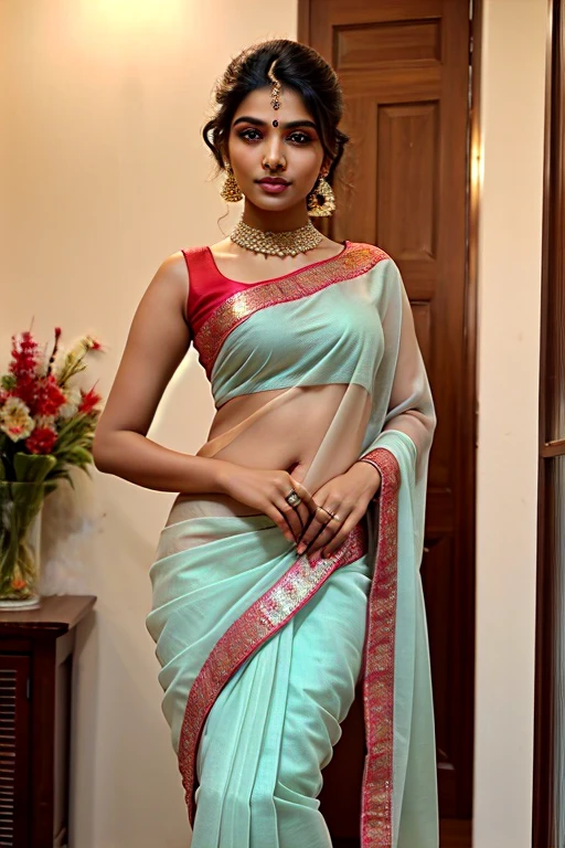 Beautiful girl in India saree