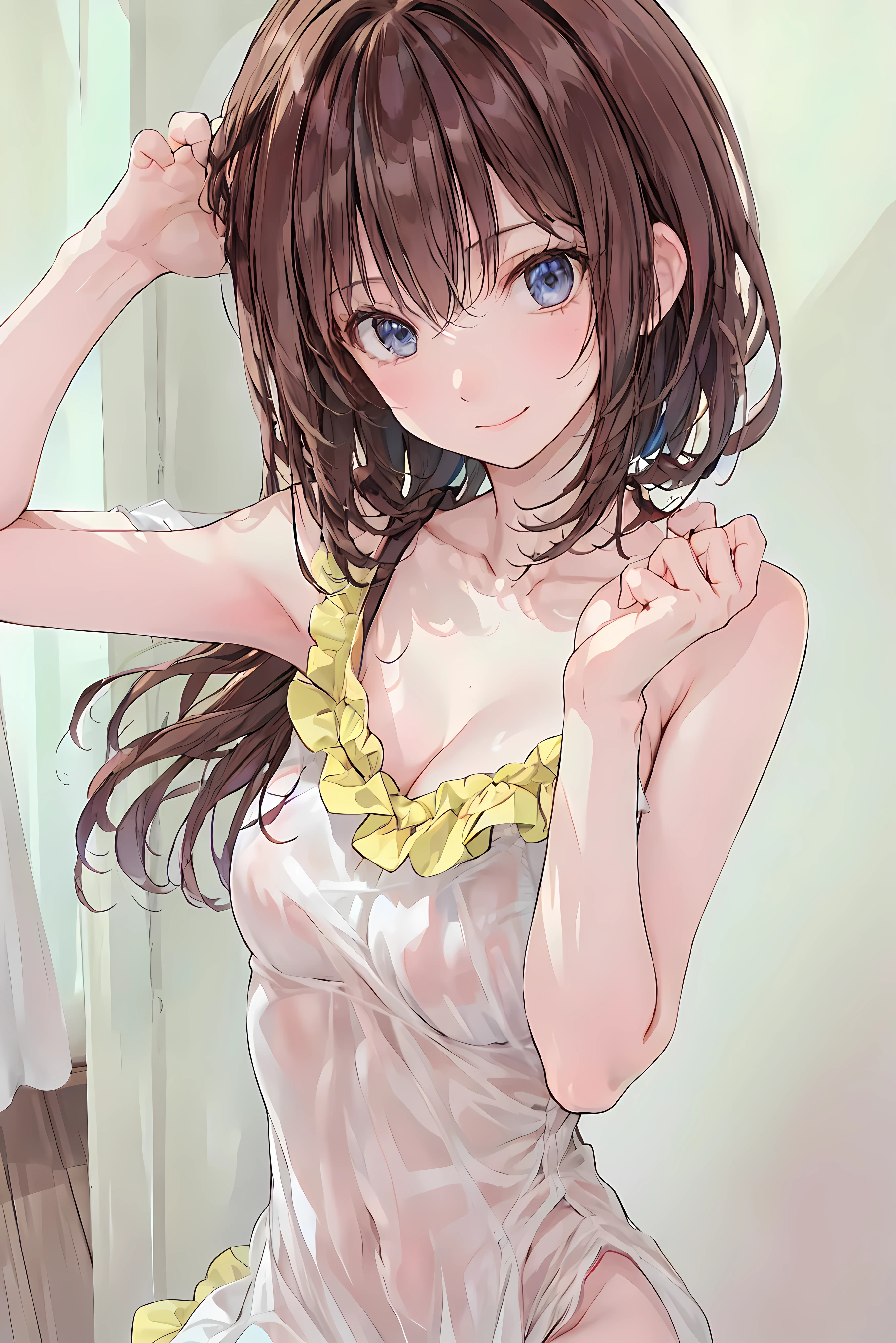 nsfw,uncensored,super fine illustration,8K CG wallpaper,best quality,extremely detailed,ultra high res,best aesthetic),(cowboy shot,from front), 1 girl, idol master,(nao kamiya),16yo,(brown hair), (medium long hair),(forehead:1.1),((red eyes)),shiny hair, shining eyes, delicate line tail face, sitting, spread your legs, leaning forward, open your mouth, (glin),(smile:1.5),(one eye closed:1.5),((flat chest,midium breast)),(ahegao:1.5),((stick out tongue:1.3)),(blue idol dress:1.5),(open clothes:1.3), (glowing skin:1.3), (Sweat:1.4), (brown pubic hair:1.5), (brown armpit phair:1.5),open vagina:1.3), (bukkake:1.7),(cum on Face:1.5),(cum on hair:1.5),(cum on armpit:1.3), (siting), (squatting),(vaginal penis:1.2), testicle, (a man:1.2), hetero, (lady sit astride on man:1.3), (sex,lady on top,ass pov), (intense sex:1.6), (concert hall,perfect lighting),(look at camera)(((multiple boys:1.9, peeing on a girl,multiple penises:1.9, gangbang))),looking at viewer),(happy:1.5,love:1.3),(dynamic pose),(spoken heart:1.5),(peace sign:1.5),(ahegao:1.3),(background,idol live stage1.5),(bloom:1.5),(Commemorative photo:1.5),