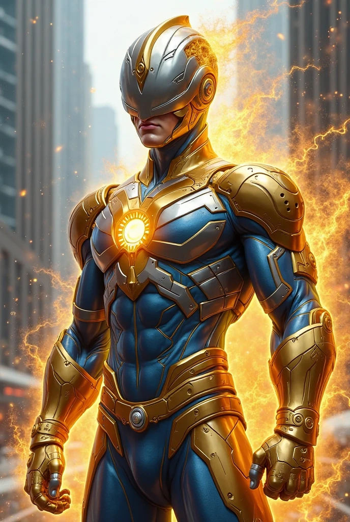 A bald man, ((red tattoos on his head and face), wise gaze, sturdy yet slender figure, a fantasy-style tight-fitting long coat, adorned with luxurious black decorations on the collar and shoulders and waist, matching loose trousers, his palms emit a radiant glow, encircled by light and electricity, the ground to crack beneath him, mature male, high definition, best quality, highres, ultra-detailed, perfect body proportions, golden ratio, anatomically correct, symmetrical face, extremely detailed eyes and face, high quality eyes, 50yo,masterpiece:1.5