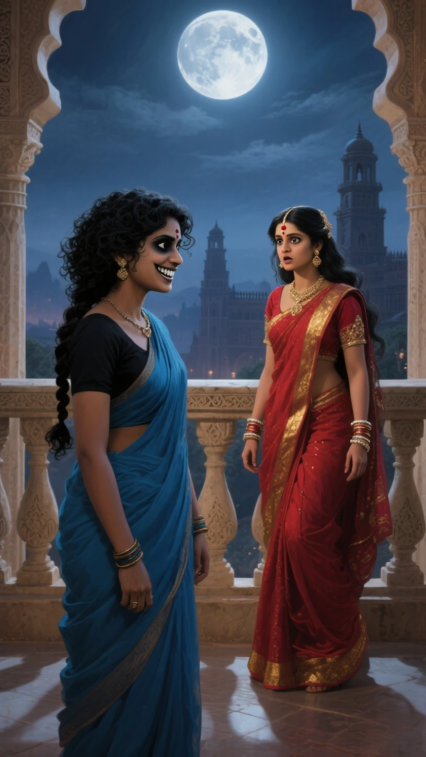 "(best quality, highres, ultra-detailed), 2 women, Desi, 40, average build, in colorful body paint,(playful, vibrant) jesters (costume is entirely body paint), wrestling for a crowd of rowdy aliens, in an(otherworldly) atmosphere,(fantastical, whimsical) outfits, (elaborate face makeup), (bright, vivid) colors, lively expressions, (dynamic poses), (mysterious, ethereal) lighting"