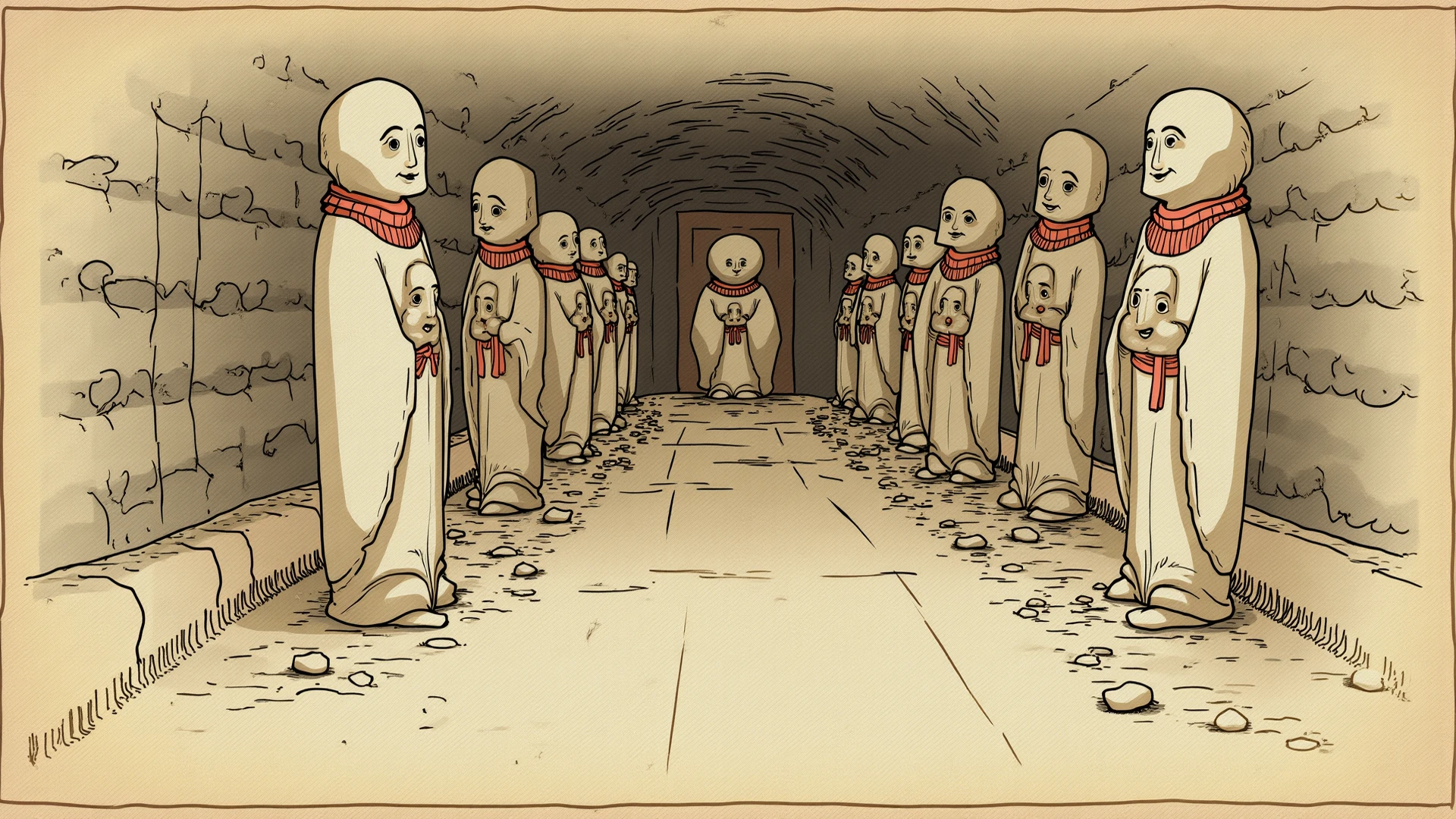 <lora:finfan:0.55> finfan,  chibi necromancer, surrounded by undead goblins,  high quality, crisp lines, fine detail,  HI RES, HIGH RESOLUTION <lora:centerofattention:1> centerofattention, in a room full of people, surrounded by people taking pictures with their phones