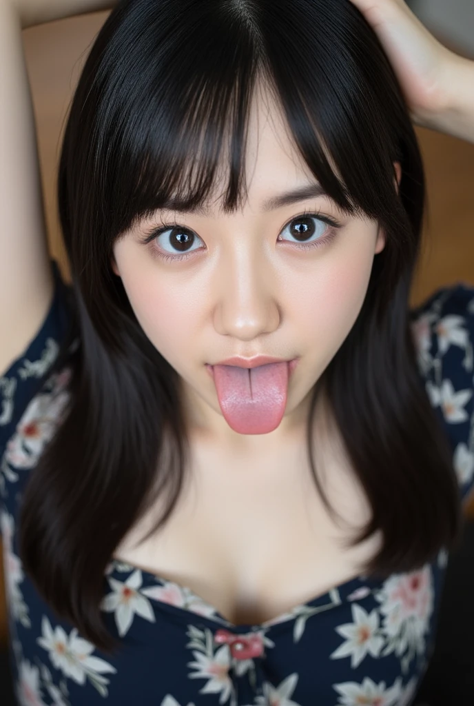 20-year-old, 8K, (ahegao:1.5), RAW Portrait (Japanese Girls), photo Realistic, Ultra-high resolution, Highest quality, Actual photo , dramatic, Atmospheric, Realistic,
One girl, a very beautiful Japanese Girls, Glamorous shot of a girl, Textured skin, , lips,
Big and beautiful eyes, , Beautifully detailed nose, sweater,Big Breasts,
View your viewers,