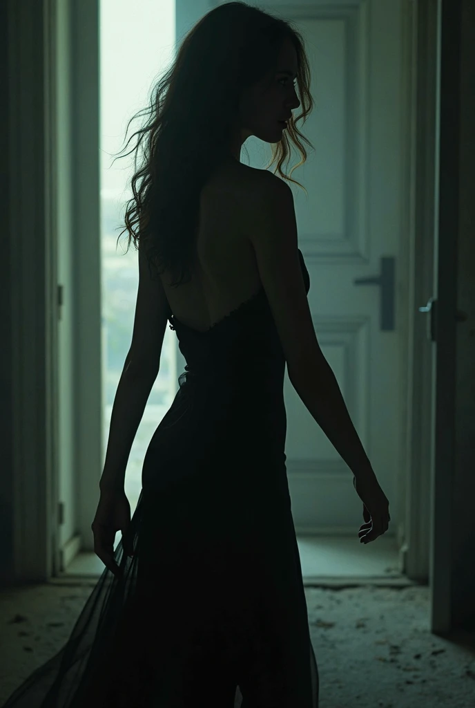 Beautiful tall woman with