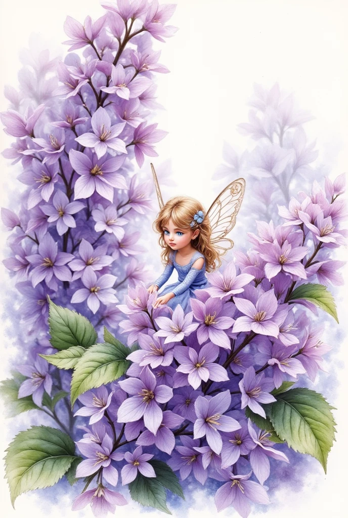 Beautiful tiny fairy sitting on a snail,flowers,vines,grass(high quality),(refined details),(art work),(pastel painting),(fantasy style)